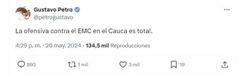 Gustavo Petro en X