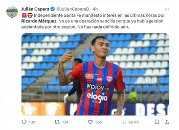 El delantero samario de 26