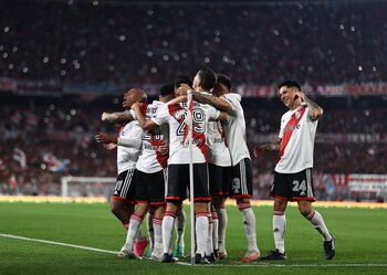 Los jugadores de River Plate