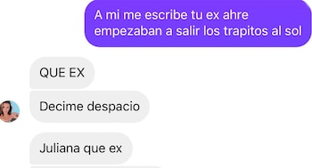 En este otro chat, Juliana