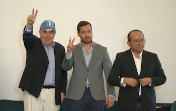 Durante la presentación de un