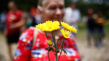 Familias de desaparecidos en El