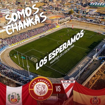 El Estadio Los Chankas, ubicado
