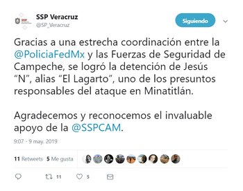 Informe de la captura de