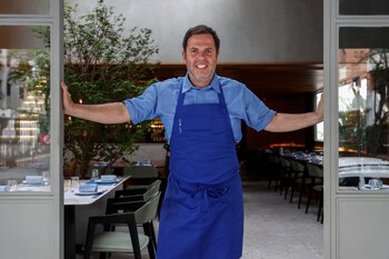 El chef español Oscar Bosch