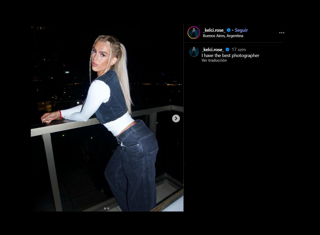 El posteo Kelci Rose en Buenos Aires