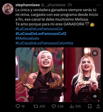 Las reacciones por la final