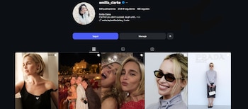 Emilia Clarke tiene más de 27 millones de seguidores en Instagram.