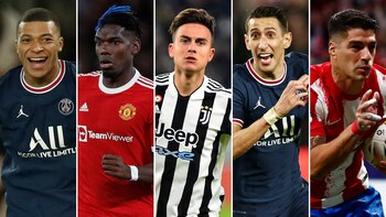 Las estrellas del fútbol mundial