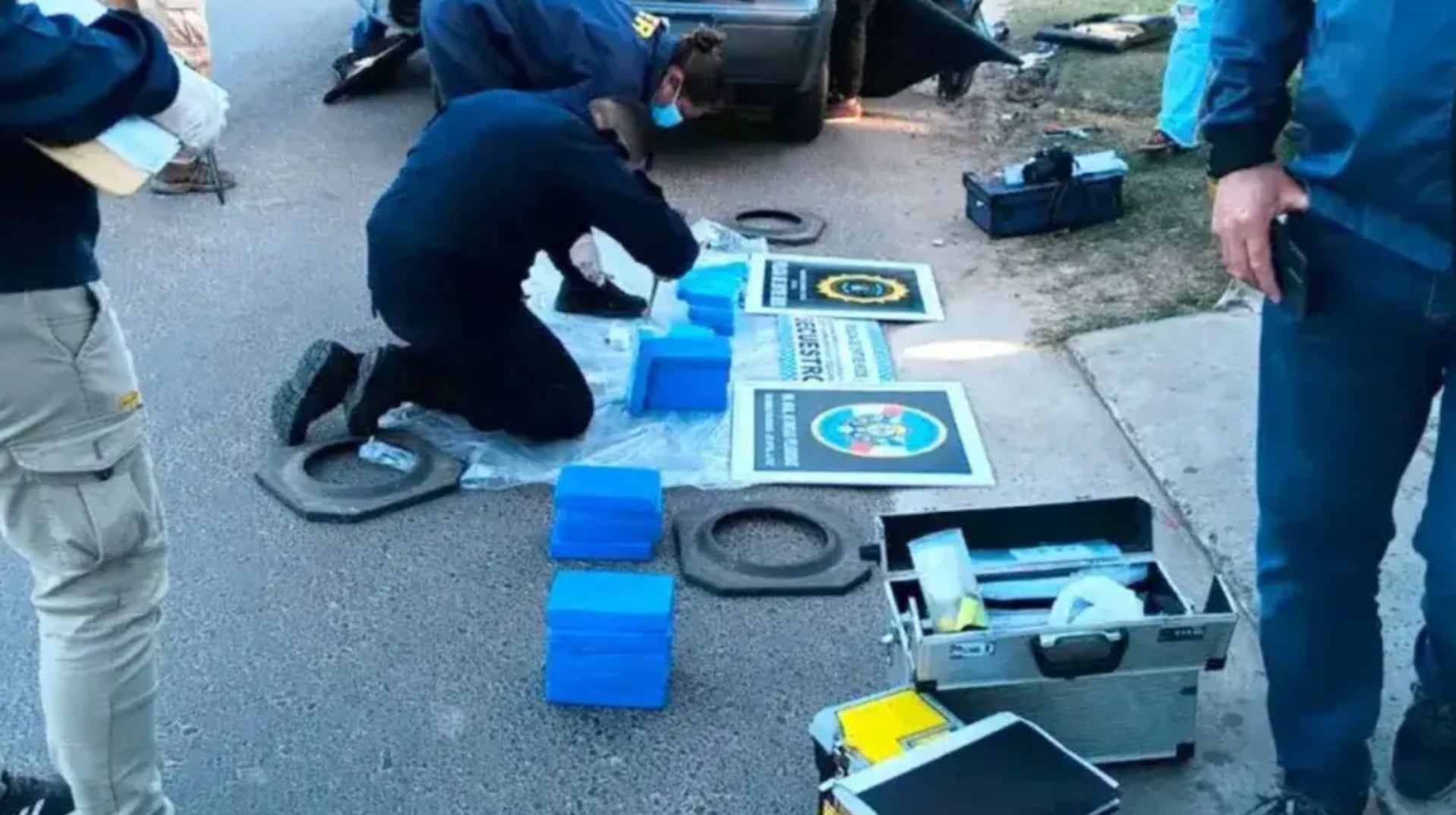 La cocaína estaba oculta en un Volkswagen Bora gris que circulaba de norte a sur por el norte de Entre Ríos. (Ahora El Día)