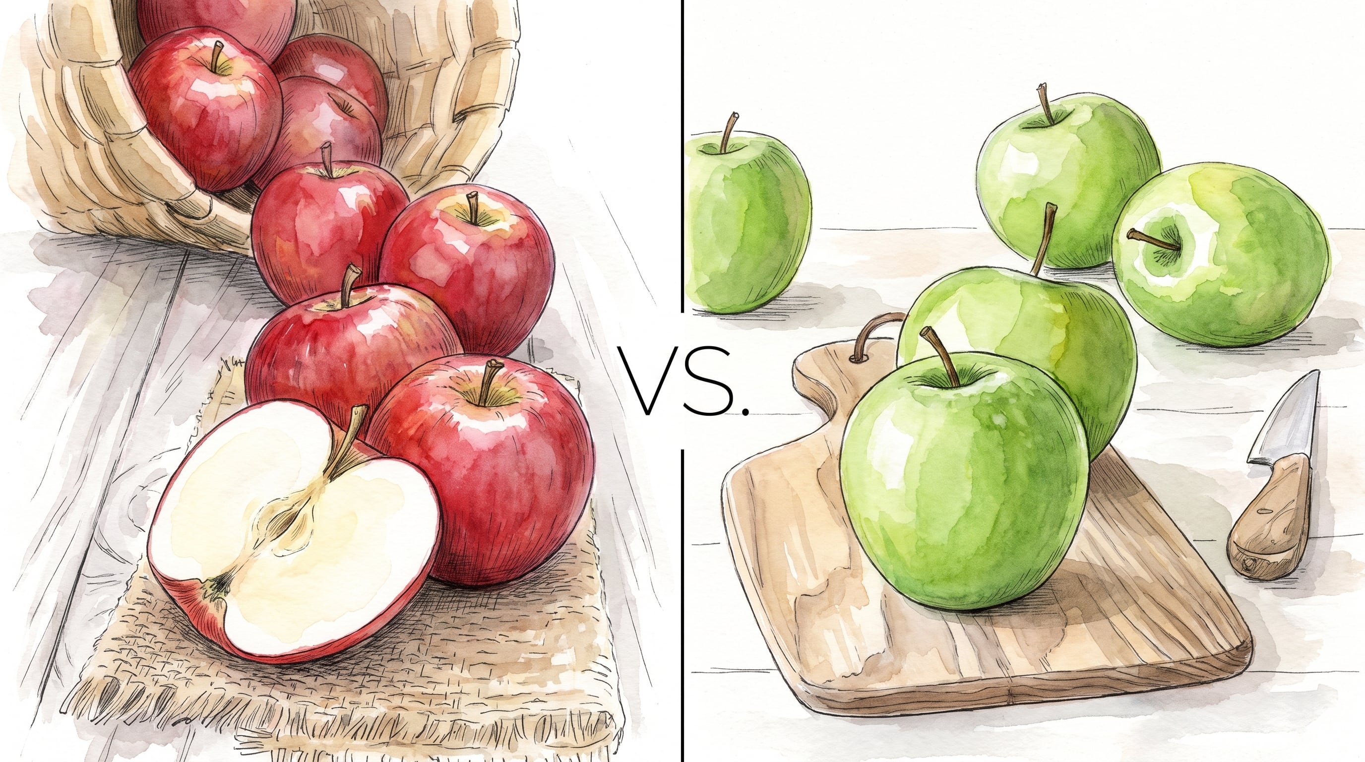 Las manzanas rojas y verdes aportan nutrientes similares dentro de una alimentación saludable. (Imagen Ilustrativa Infobae)