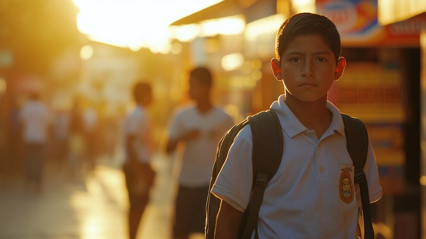 El menor portaba una playera de la primaria Joaquín Miguel Gutiérrez, escuela en la que estudiaba. - (Imagen Ilustrativa Infobae)