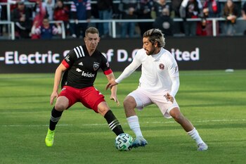 El DC United intentó romper el esquema defensivo, pero no logró anotar un gol en la primera mitad (Foto: Tommy Gilligan-USA TODAY Sports)