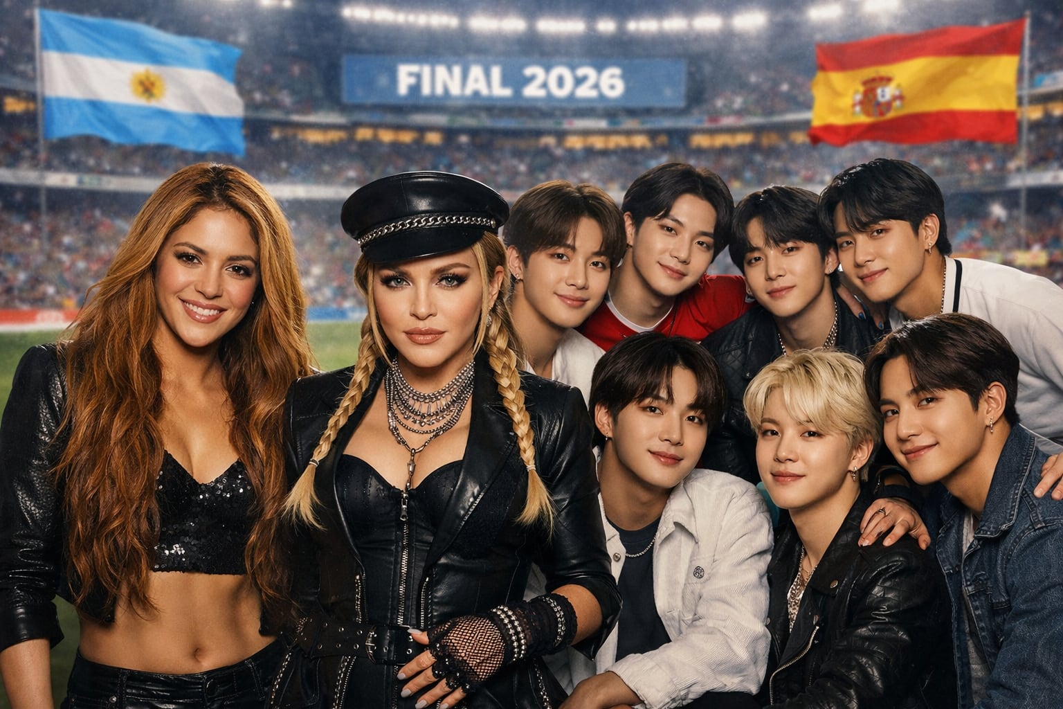Shakira, BTS, Madonna y más artistas: el show de medio tiempo de la final del Mundial Argentina vs España y cómo verlo en Perú