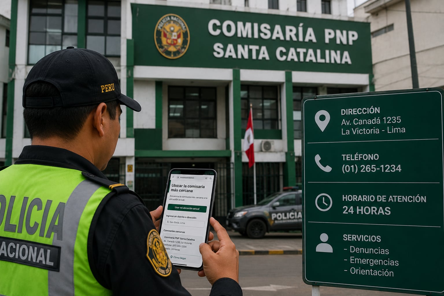 Comisarías PNP en Perú: cómo encontrar la más cercana, dirección, teléfono y horario de atención