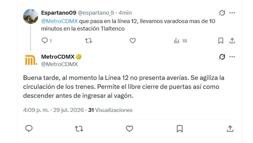 (X/ @MetroCDMX)