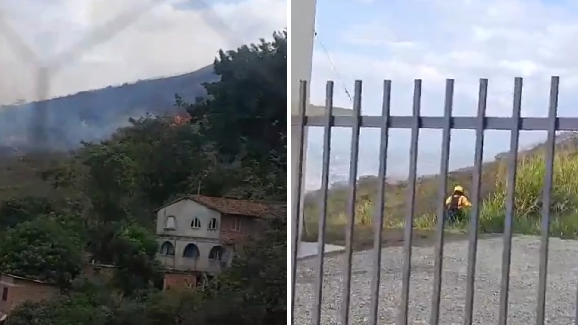 Incendio forestal cerca de Cristo Rey activa emergencia en Cali