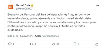 Sujeto rompió un cristal en