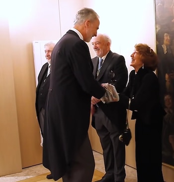 Carmen Iglesias y Felipe VI