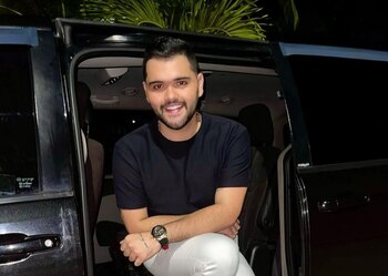 Camilo Mugno, acordeonero. Foto: Instagram