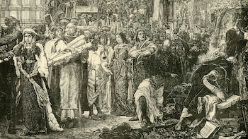 The Florentines Renouncing The Vanities