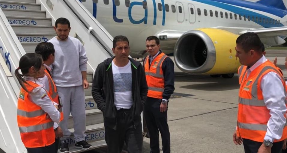 Juan Carlos Ramírez Taborda aseguró que el esquema funcionaba a través de la extorsión a procesados por lavado de activos y exnarcotraficantes para manipular expedientes a cambio de dinero - crédito Migración Colombi