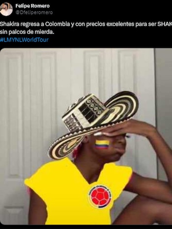 Shakira en Colombia desató una