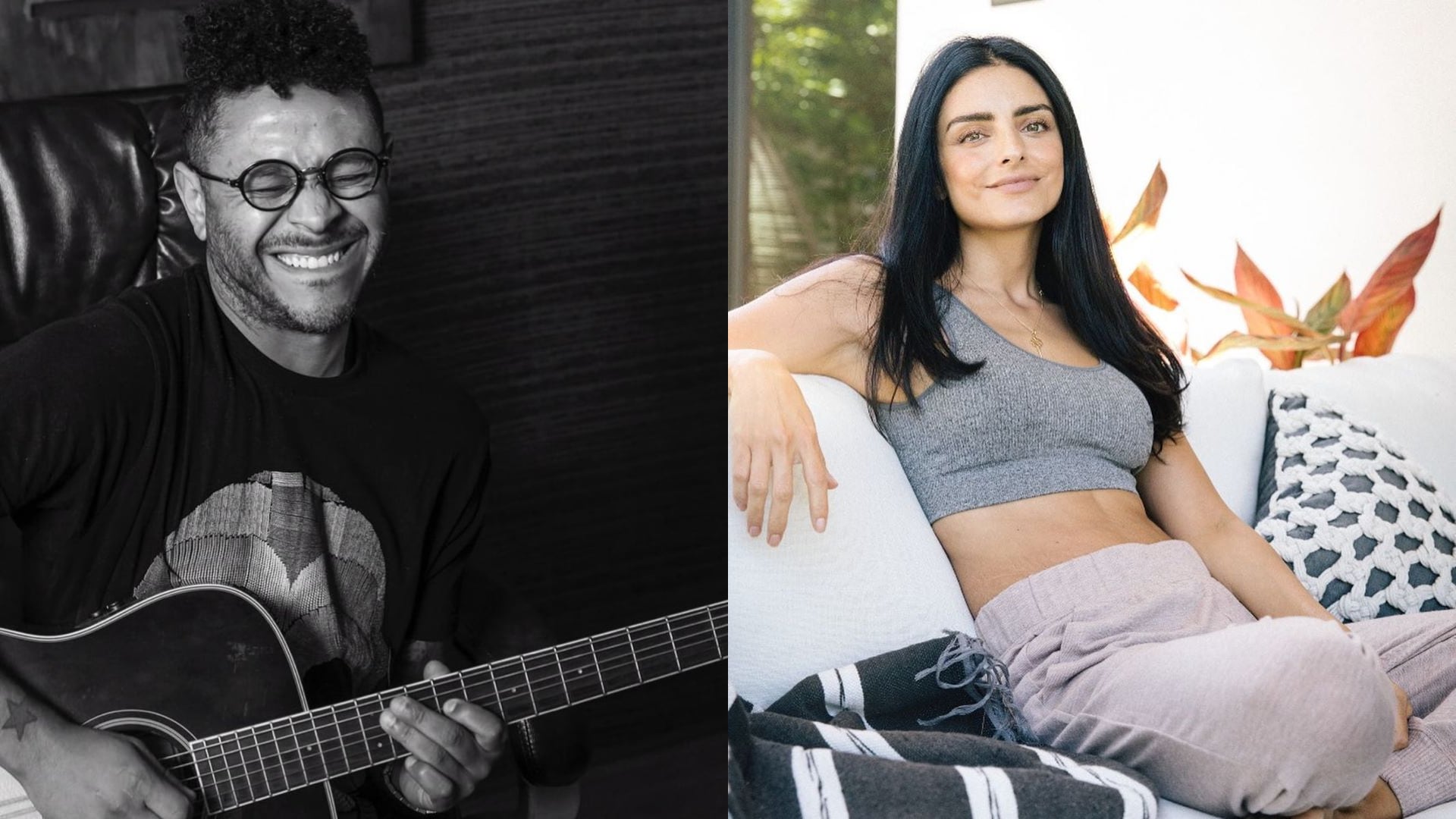 Kalimba rechaza grabar disco con Aislinn Derbez y le propone cantar juntos en concierto en Tijuana el 5 de junio (Foto: Instagram @kalimbaoficial / @aislinnderbez)