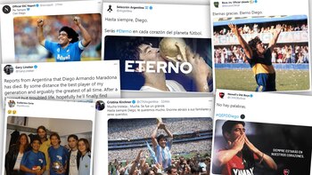 El mundo del fútbol despidió