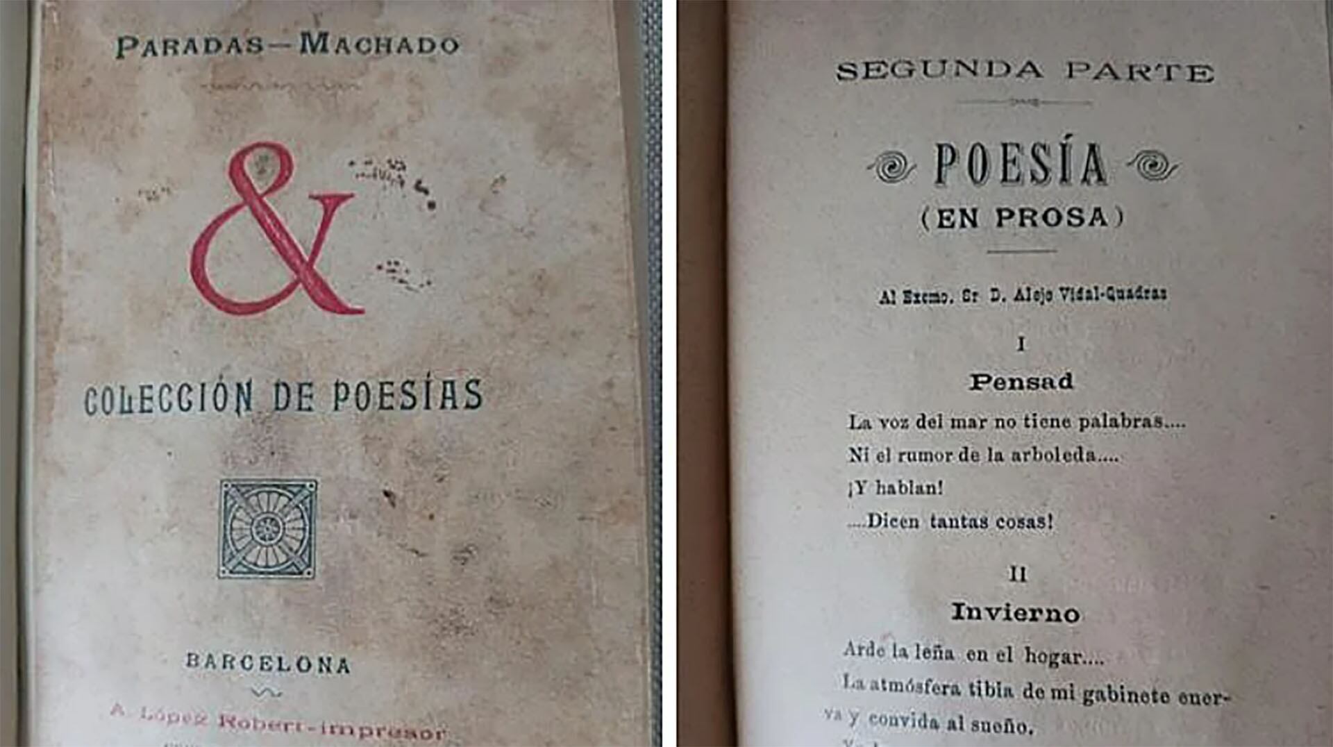 El libro se titula '&. Colección de poesías', pero ha sido conocido antes como 'Etcétera' y '& versos'