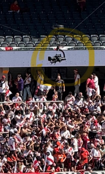 La Spider-Cam, en las alturas