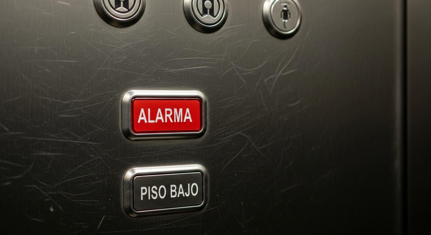 Al pulsar el botón de emergencia, se establece contacto directo con la empresa de mantenimiento o el personal del edificio.
(Imagen ilustrativa Infobae)