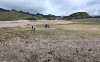 La represa Los Laureles se encuentra únicamente al 37% de su capacidad. (FOTO: La Prensa)