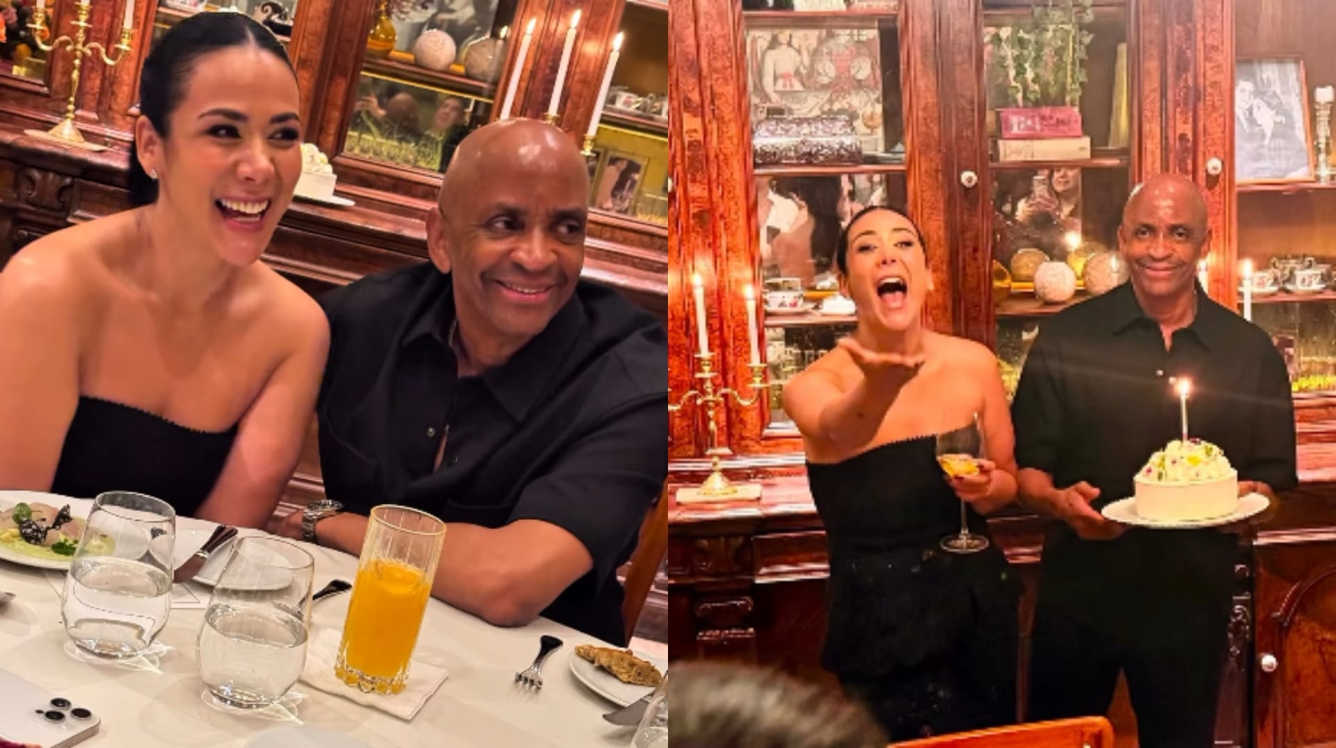 Sergio George pasa cumpleaños con Magdyel Ugaz