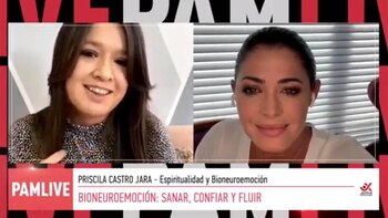 Pamela David con Priscila Castro