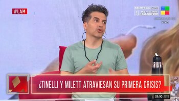Marcelo Tinelli cambió con Milett