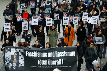 Manifestación contra la derecha radical