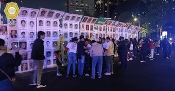 Manifestantes en Avenida Paseo de