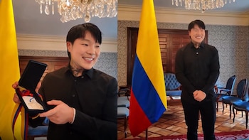 El ‘influencer’ surcoreano Zion Hwang fue recibido por la Cancillería como instrucción del presidente De la Espriella: después de diez años tendrá la nacionalidad colombiana