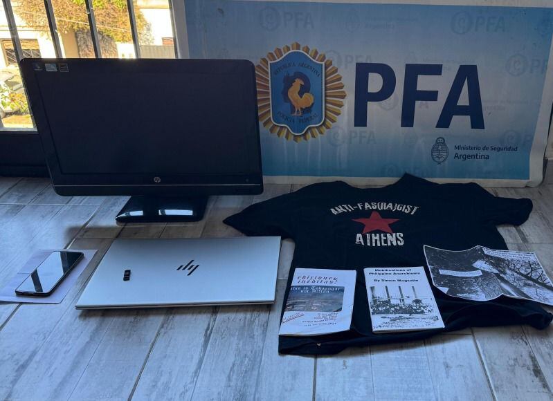 Lo secuestrado por la PFA