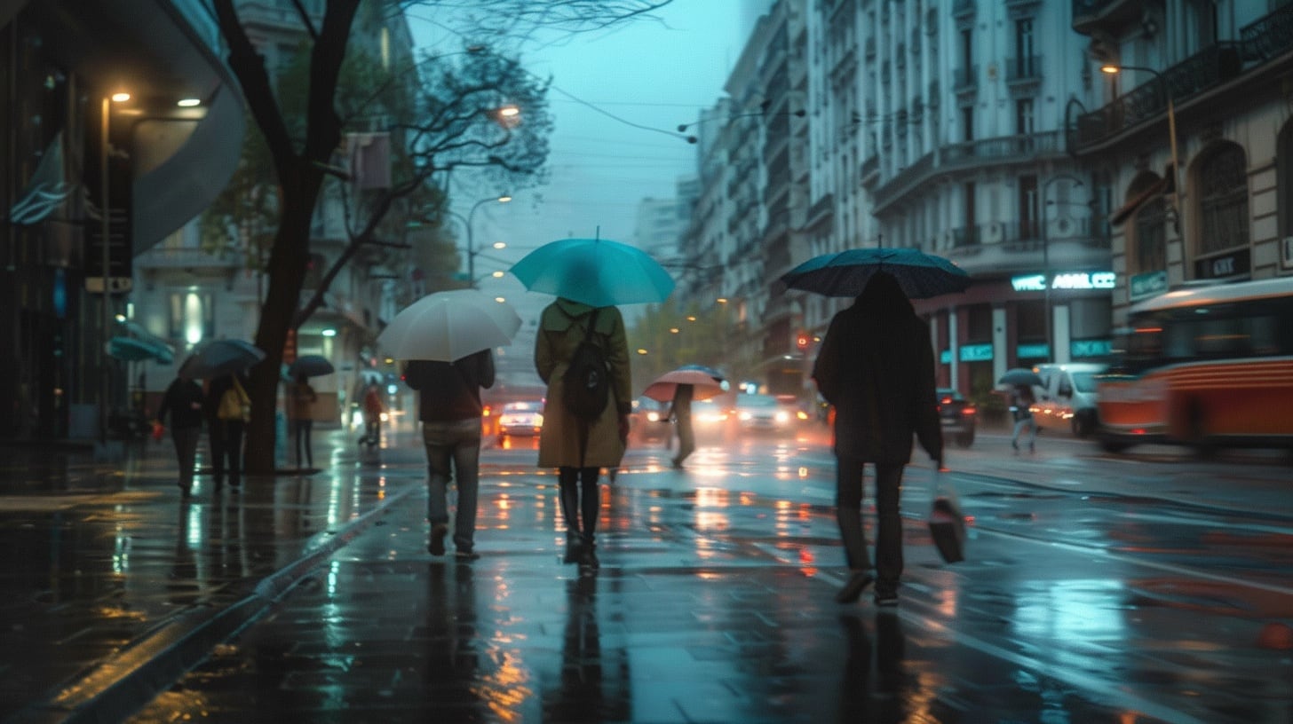El SMN indicó que se esperan fuertes lluvias en el día (Imagen Ilustrativa Infobae)