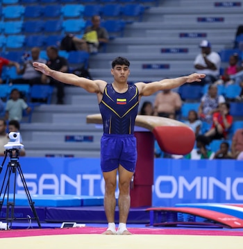 Ángel Barajas, medallista olímpico en París 2024, continúa su participación en los Juegos Centroamericanos y del Caribe, en donde acumula una medalla - crédito Comité Olímpico Colombiano