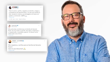 Los famosos despidieron a Gerardo