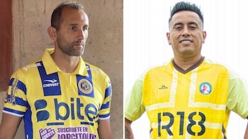 Hernán Barcos alienta a Christian