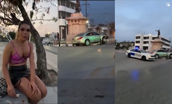 El accidente quedó registrado en