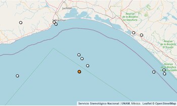 Temblor registrado en Oaxaca.
(SSN)