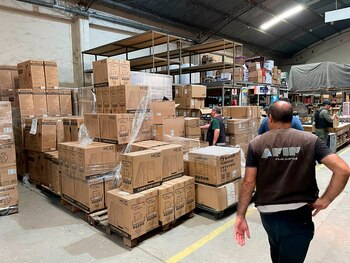 La mercadería secuestrada está valuada