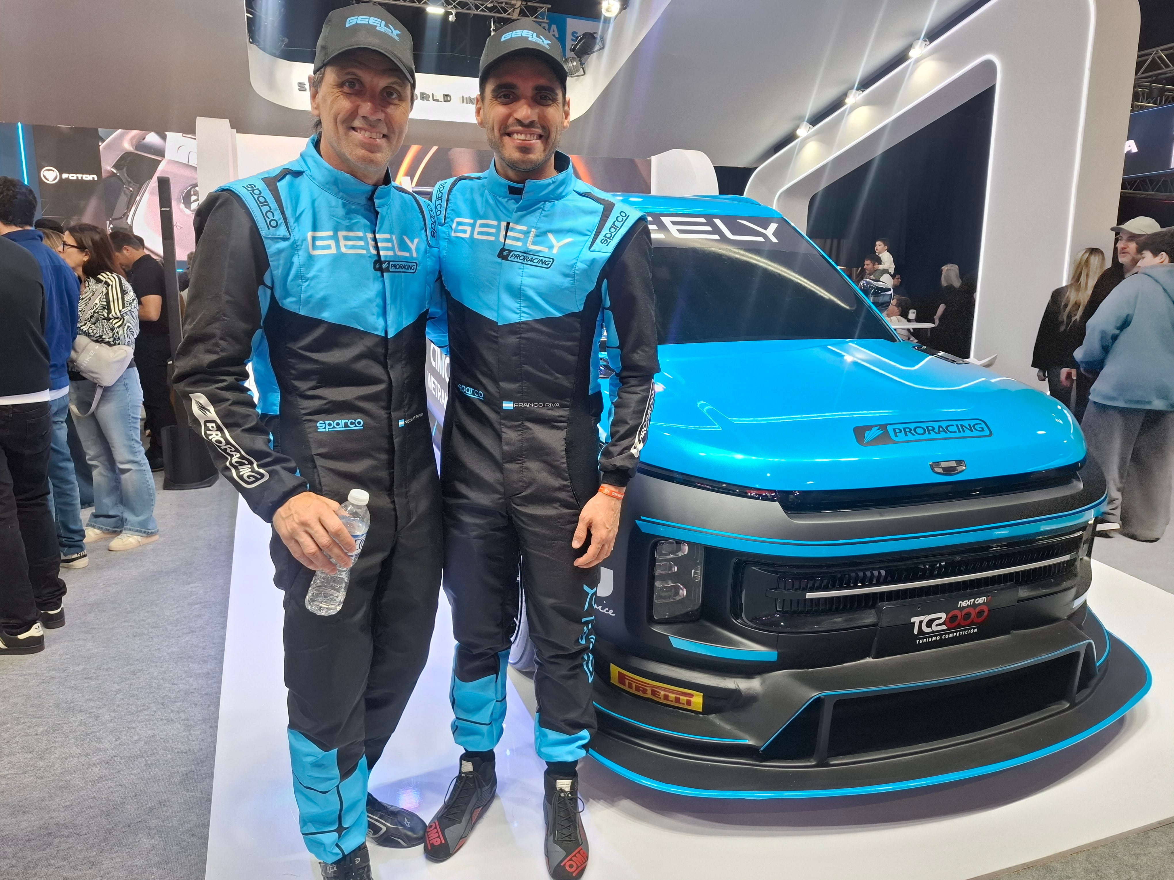 Nicolás Traut y Franco Riva, los pilotos de Geely en el TC 2000