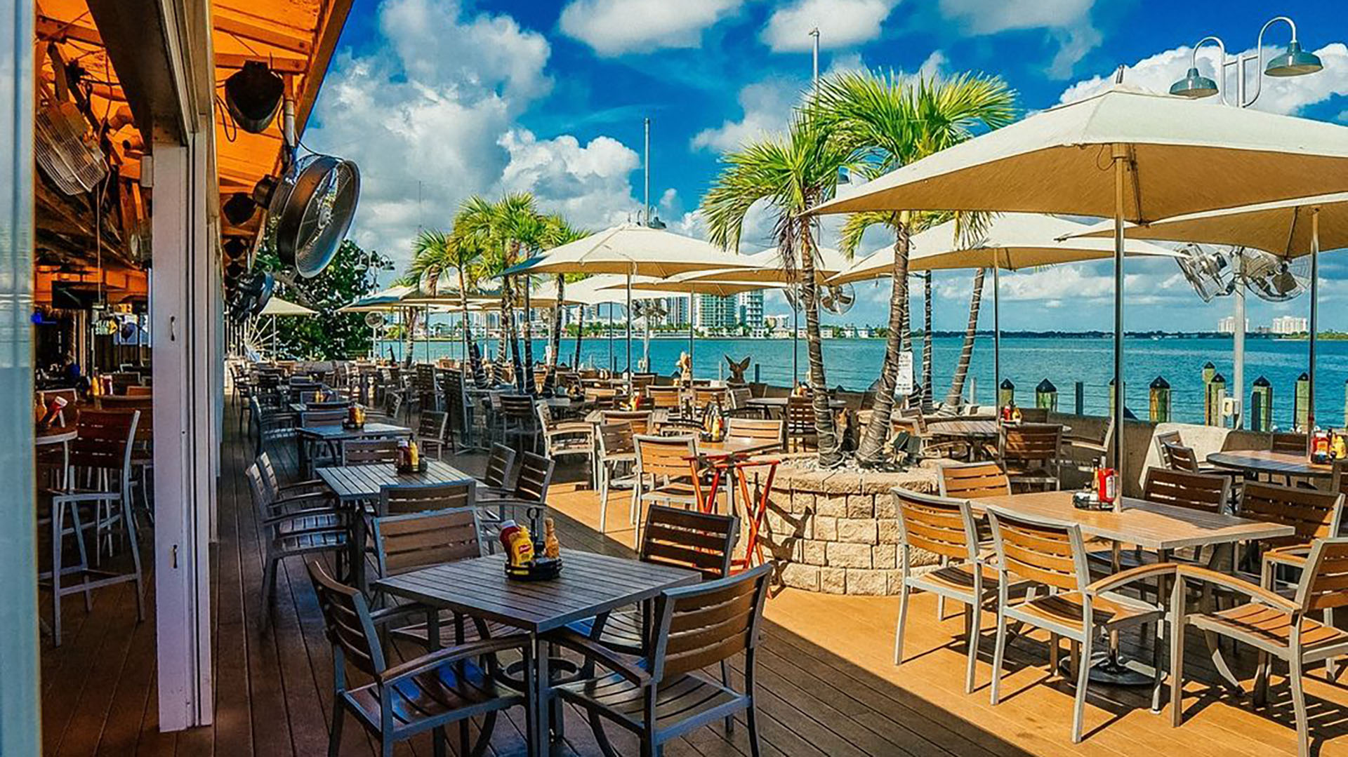 Con un ambiente relajado y