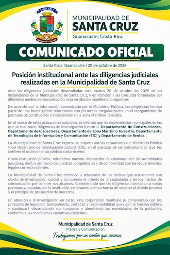 (Foto redes sociales Municipalidad de Santa Cruz)